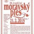 Plakát na Moravský ples 2015