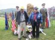 Američtí váleční veteráni před pomníkem v Bílých Karpatech (foto:rb)